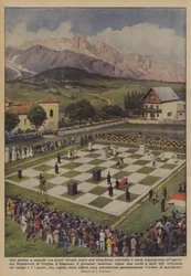 A Game of Chess with Living Pieces on a Colossal Chessboard